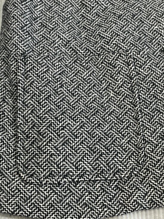 Nick & Mo Wool Blend Herringbone Blazer Jacket Grey Black Tweed Poetcore M - Picture 5 of 14
